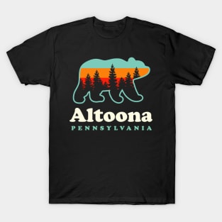 Altoona Pennsylvania Camping Hiking Bear T-Shirt